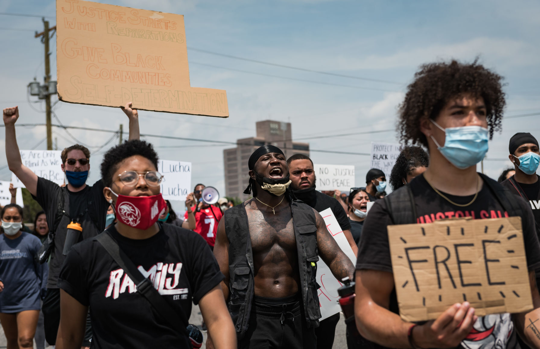 Black Lives Matter March Saturday Afternoon